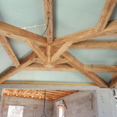 Charpente Traditionnel Charpente Chataignier - Vieux Bois CCMB Construction